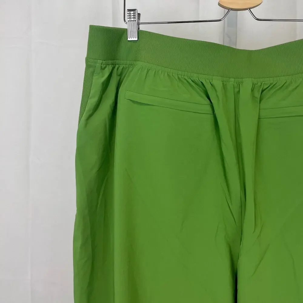 ATHLETA Brooklyn Mid Rise Ankle Pants 198671 Stretch Grass Green Size 18 - Picture 7 of 9
